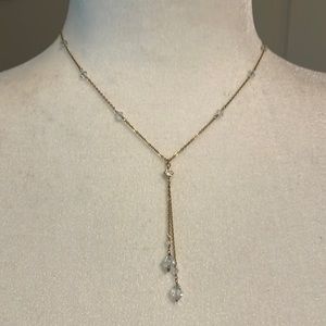 Delicate gold-overlay necklace